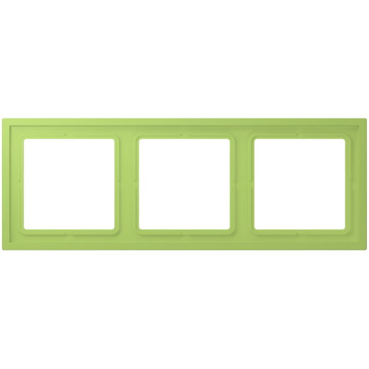 Jung Rahmen, 3-fach, LS ZERO, vert clair LCZ983BF221