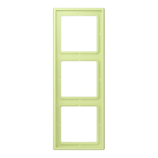 Jung Rahmen, 3-fach, LS 990, vert jaune clair LC983222