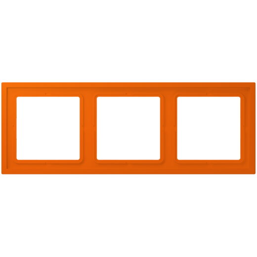 Jung Rahmen, 3-fach, LS ZERO, orange LCZ983BF224