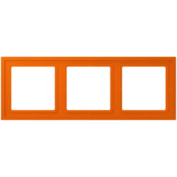 Jung Rahmen, 3-fach, LS ZERO, orange LCZ983BF224