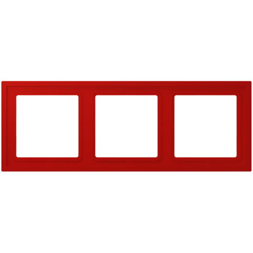 Jung Rahmen, 3-fach, LS ZERO, rouge vermillon 31 LCZ983BF227