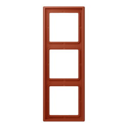 Jung Rahmen, 3-fach, LS 990, locre rouge LC983232