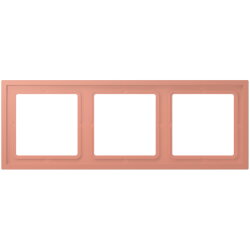 Jung Rahmen, 3-fach, LS ZERO, locre rouge moyen...