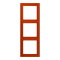 Jung Rahmen, 3-fach, LS 990, rouge vermillon 59 LC983244