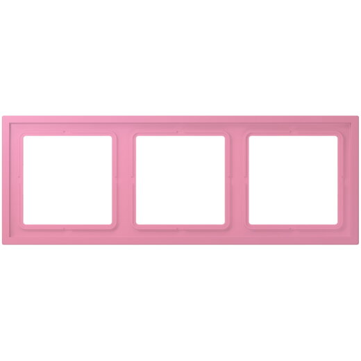 Jung Rahmen, 3-fach, LS ZERO, rose vif LCZ983BF246