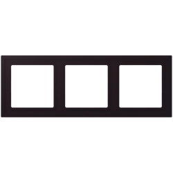 Jung Rahmen, 3-fach, LS ZERO, noir divoire LCZ983BF248