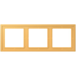 Jung Rahmen, 3-fach, LS ZERO, ocre jaune clair...