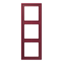 Jung Rahmen, 3-fach, LS 990, le rubis LC983255