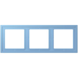 Jung Rahmen, 3-fach, LS ZERO, bleu...