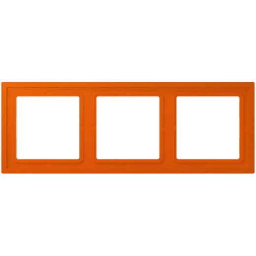 Jung Rahmen, 3-fach, LS ZERO, orange vif LCZ983BF260