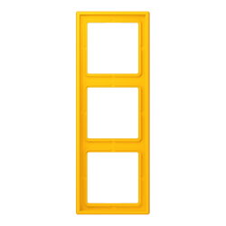 Jung Rahmen, 3-fach, LS 990, le jaune vif LC983263