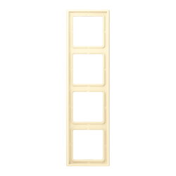 Jung Rahmen, 4-fach, LE CORBUSIER, blanc LC984201