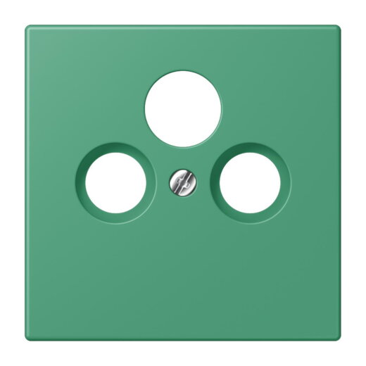 Jung Abdeckung für Universal-Sat/BK-Dosen, Thermoplast lackiert, Serie LS, vert 59 LC990SAT250