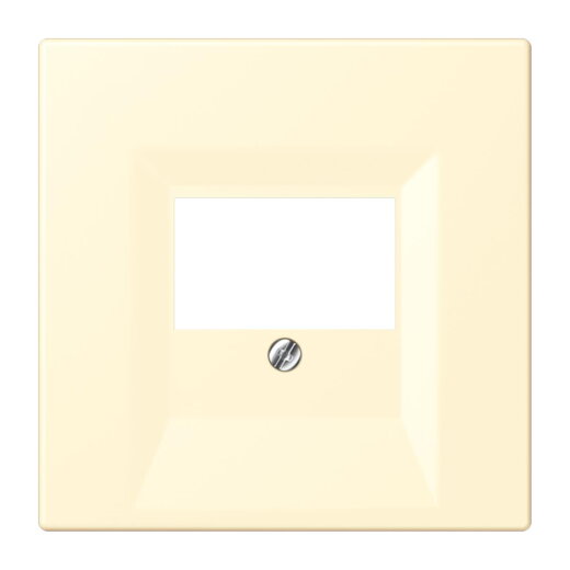 Jung Abdeckung für TAE-Anschlussdosen, Thermoplast lackiert, Serie LS, blanc LC969T201