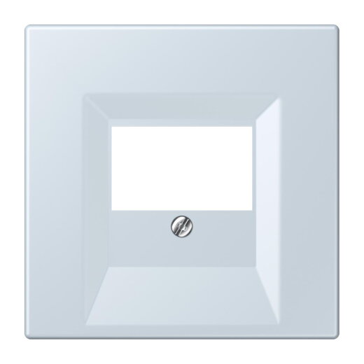 Jung Abdeckung für TAE-Anschlussdosen, Thermoplast lackiert, Serie LS, outremer pale LC969T209