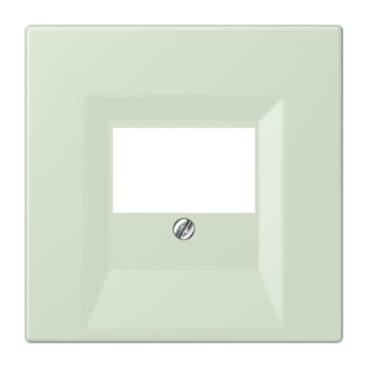 Jung Abdeckung für TAE-Anschlussdosen, Thermoplast lackiert, Serie LS, vert anglâis pale LC969T218