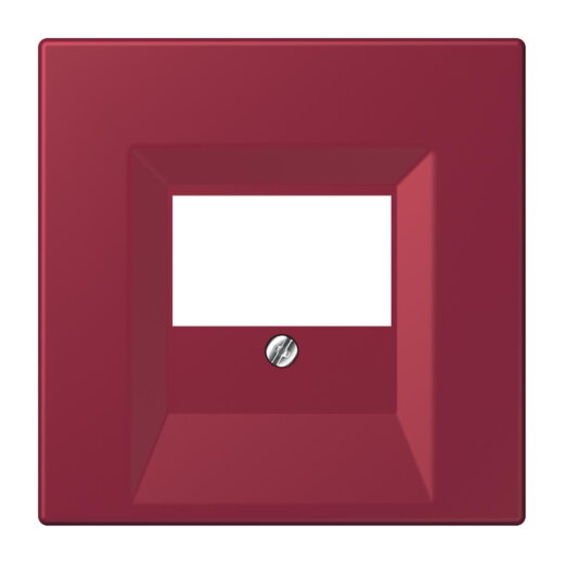 Jung Abdeckung für TAE-Anschlussdosen, Thermoplast lackiert, Serie LS, le rubis LC969T255