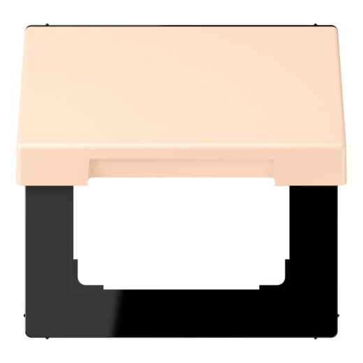 Jung Klappdeckel mit Rückstellfeder, Thermoplast lackiert, Serie LS, terre sienne pâle LC990BFKL238