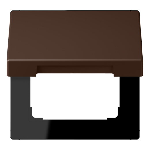 Jung Klappdeckel mit Rückstellfeder, Thermoplast lackiert, Serie LS, terre dombre br?lée 31 LC990BFKL239