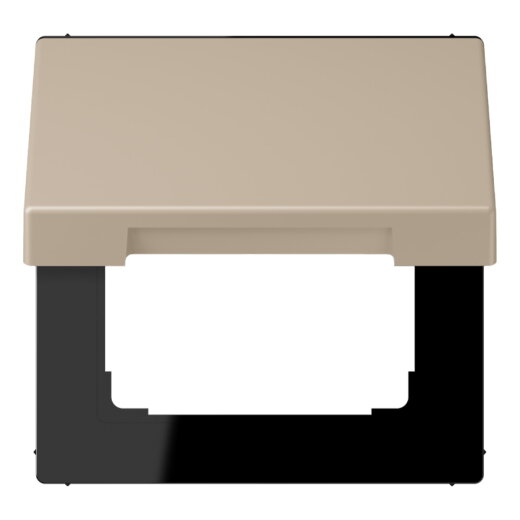 Jung Klappdeckel mit Rückstellfeder, Thermoplast lackiert, Serie LS, ombre naturelle claire LC990BFKL243