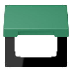 Jung Klappdeckel mit Rückstellfeder, Thermoplast...