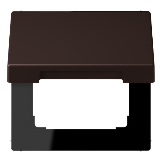 Jung Klappdeckel mit Rückstellfeder, Thermoplast lackiert, Serie LS, terre d?ombre br?lée 59 LC990BFKL252