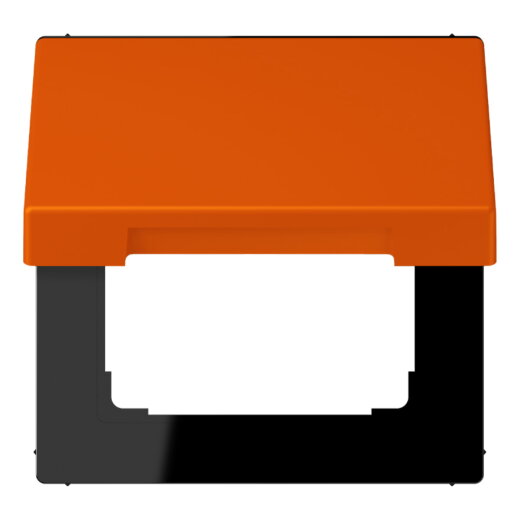 Jung Klappdeckel mit Rückstellfeder, Thermoplast lackiert, Serie LS, orange vif LC990BFKL260