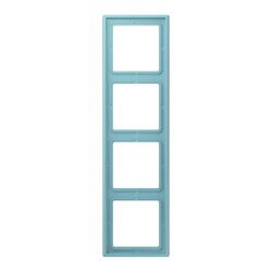 Jung Rahmen, 4-fach, LE CORBUSIER, céruléen...