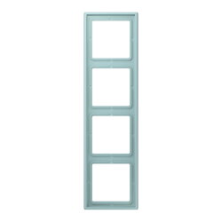 Jung Rahmen, 4-fach, LE CORBUSIER, céruléen...