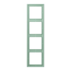 Jung Rahmen, 4-fach, LE CORBUSIER, vert anglais clair...