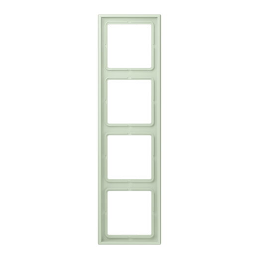 Jung Rahmen, 4-fach, LE CORBUSIER, vert anglâis pale LC984218