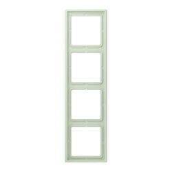 Jung Rahmen, 4-fach, LE CORBUSIER, vert anglâis...