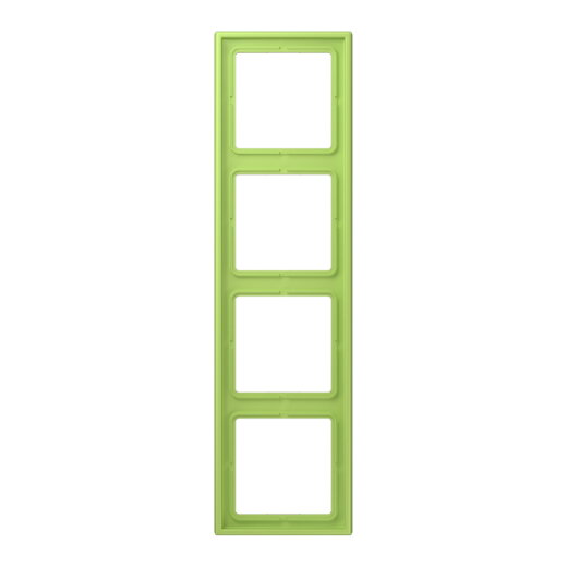 Jung Rahmen, 4-fach, LE CORBUSIER, vert clair LC984221