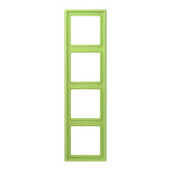 Jung Rahmen, 4-fach, LE CORBUSIER, vert clair LC984221