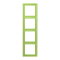 Jung Rahmen, 4-fach, LE CORBUSIER, vert clair LC984221