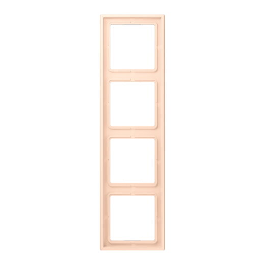 Jung Rahmen, 4-fach, LE CORBUSIER, rose pâle LC984228