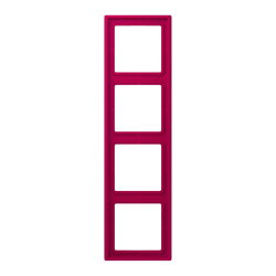 Jung Rahmen, 4-fach, LE CORBUSIER, rouge rubia LC984230