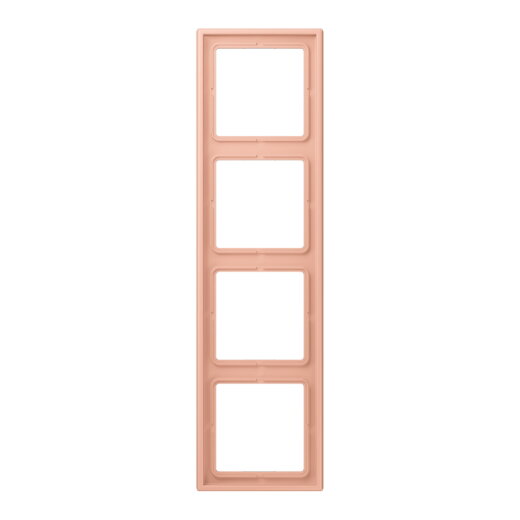 Jung Rahmen, 4-fach, LE CORBUSIER, rose clair LC984231