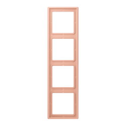 Jung Rahmen, 4-fach, LE CORBUSIER, rose clair LC984231