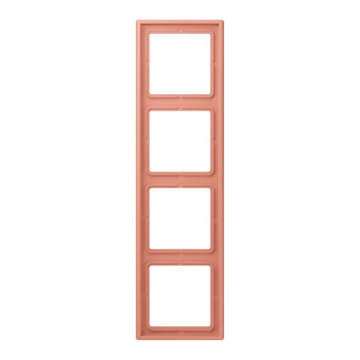 Jung Rahmen, 4-fach, LE CORBUSIER, locre rouge moyen LC984233