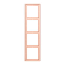 Jung Rahmen, 4-fach, LE CORBUSIER, locre rouge clair...