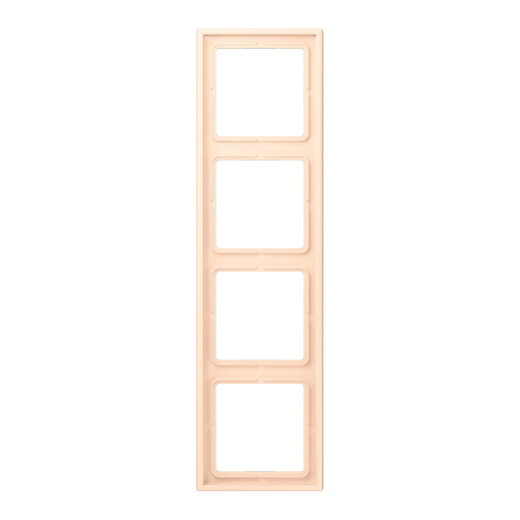 Jung Rahmen, 4-fach, LE CORBUSIER, terre sienne pâle LC984238