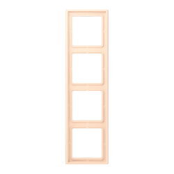 Jung Rahmen, 4-fach, LE CORBUSIER, terre sienne...