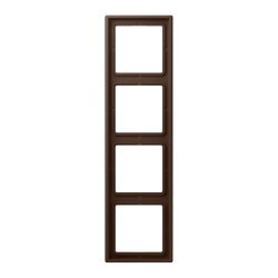 Jung Rahmen, 4-fach, LE CORBUSIER, terre dombre...