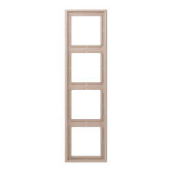 Jung Rahmen, 4-fach, LE CORBUSIER, ombre br?lée...