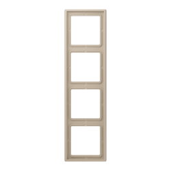 Jung Rahmen, 4-fach, LE CORBUSIER, ombre naturelle claire...