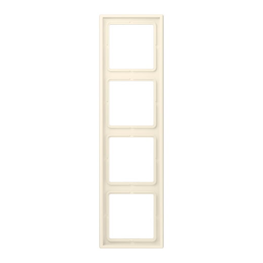 Jung Rahmen, 4-fach, LE CORBUSIER, blanc ivoire LC984245