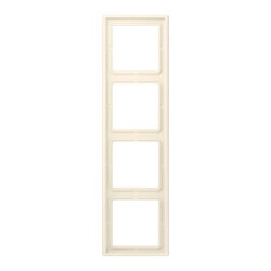 Jung Rahmen, 4-fach, LE CORBUSIER, blanc ivoire LC984245