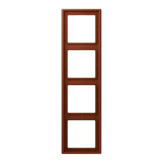 Jung Rahmen, 4-fach, LE CORBUSIER, terre sienne br?lée 59 LC984247