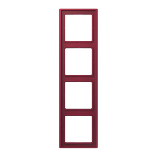 Jung Rahmen, 4-fach, LE CORBUSIER, le rubis LC984255